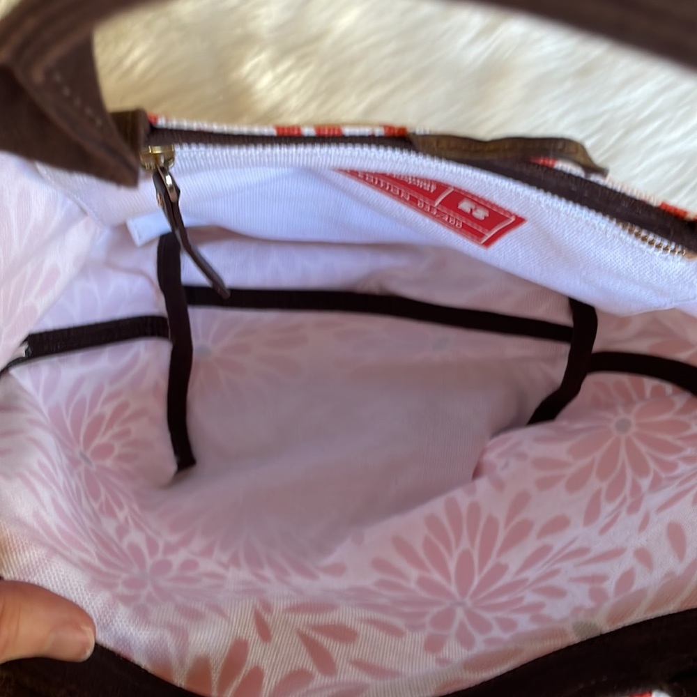 Kate Spade ♠️ floral canvas tote EUC - Picture 5 of 8